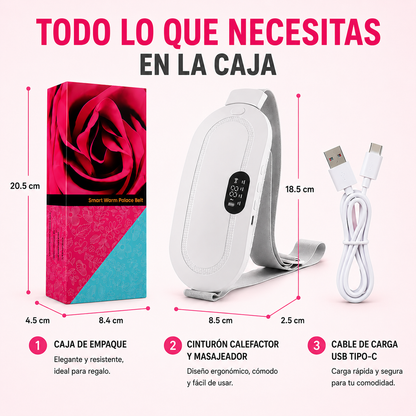 Almohadilla térmica menstrual para cólicos